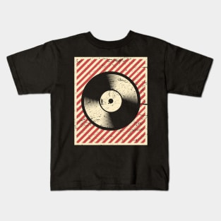 Vintage Vinyl Record Poster Kids T-Shirt